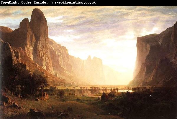Bierstadt, Albert Looking Down the Yosemite Valley